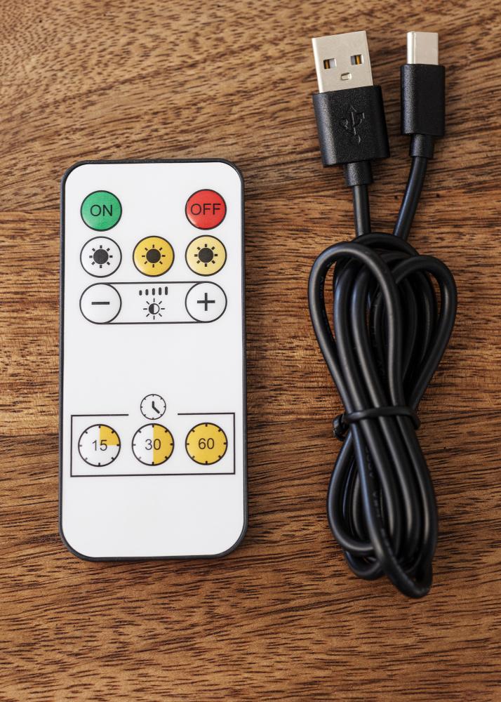 KAILA Φωτιστικό Μπαταρίας για Πίνακες 32 cm - Μαύρο