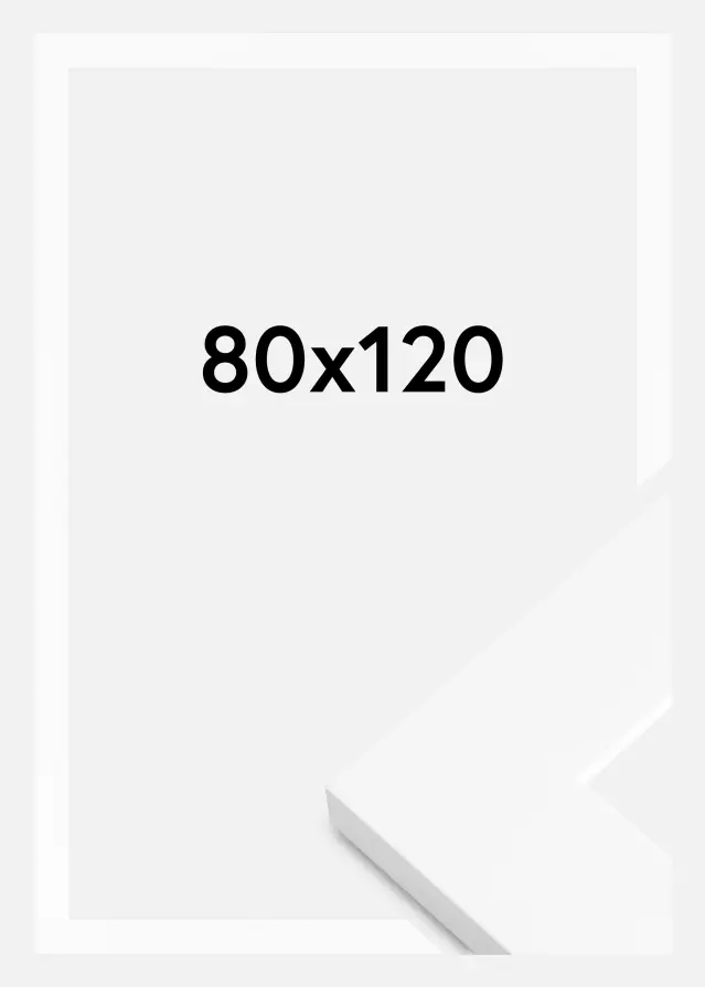 Πλαίσιο Härjedalen Ακρυλικό γυαλί Λευκό 80x120 cm