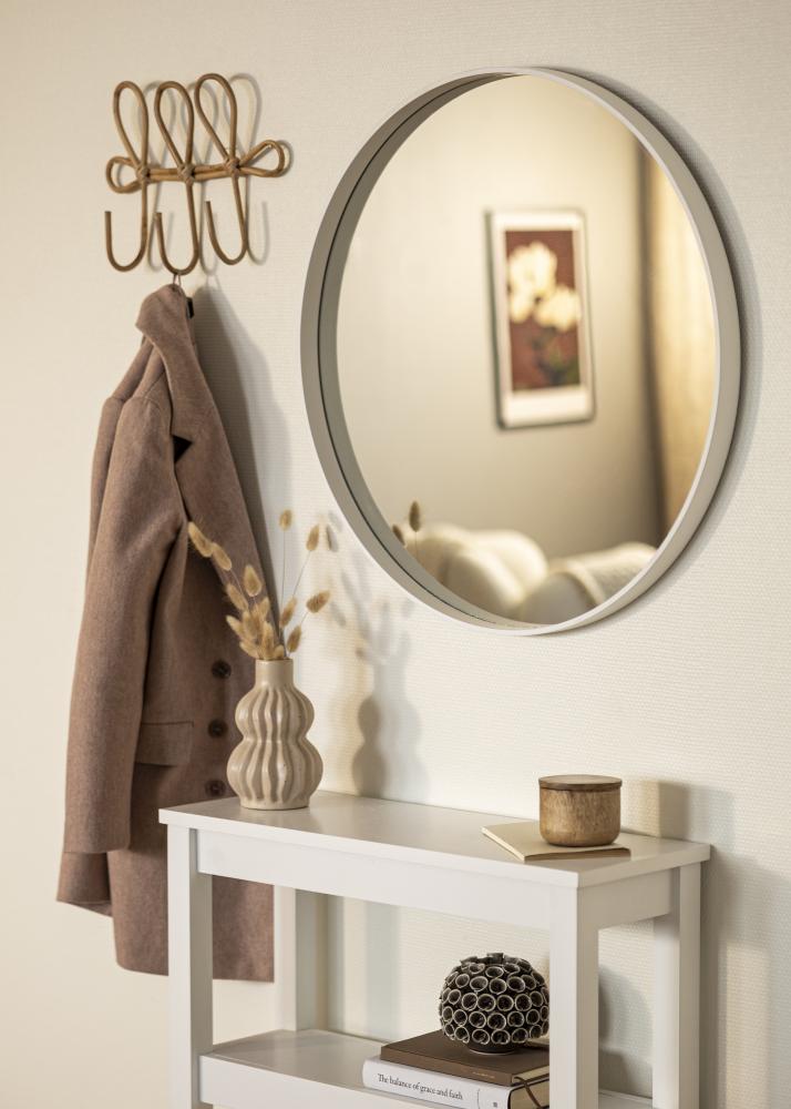 Καθρέφτης Reflection Λευκό 70 cm Ø