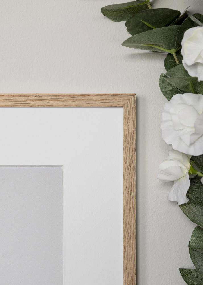 Πλαίσιο στενή βελανιδιά ακρυλικό γυαλί 32x32 cm