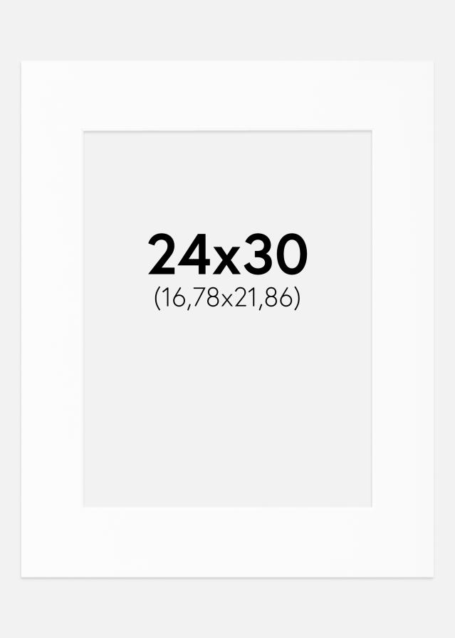 Πασπαρτού Canson Λευκό Λευκό πυρήνας 24x30 cm (16,78x21,86)