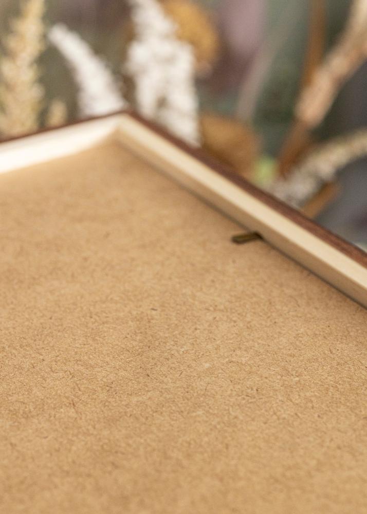 Πλαίσιο Κομψός Warm Brown 30x40 cm - Πασπαρτού Μαύρος 21x29,7 cm (A4)