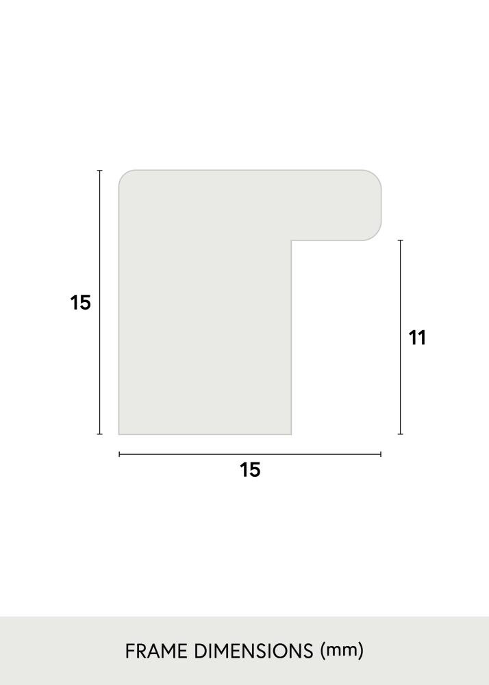 Πλαίσιο Vemdalen Ακρυλικό γυαλί Δρυς 14x24 cm