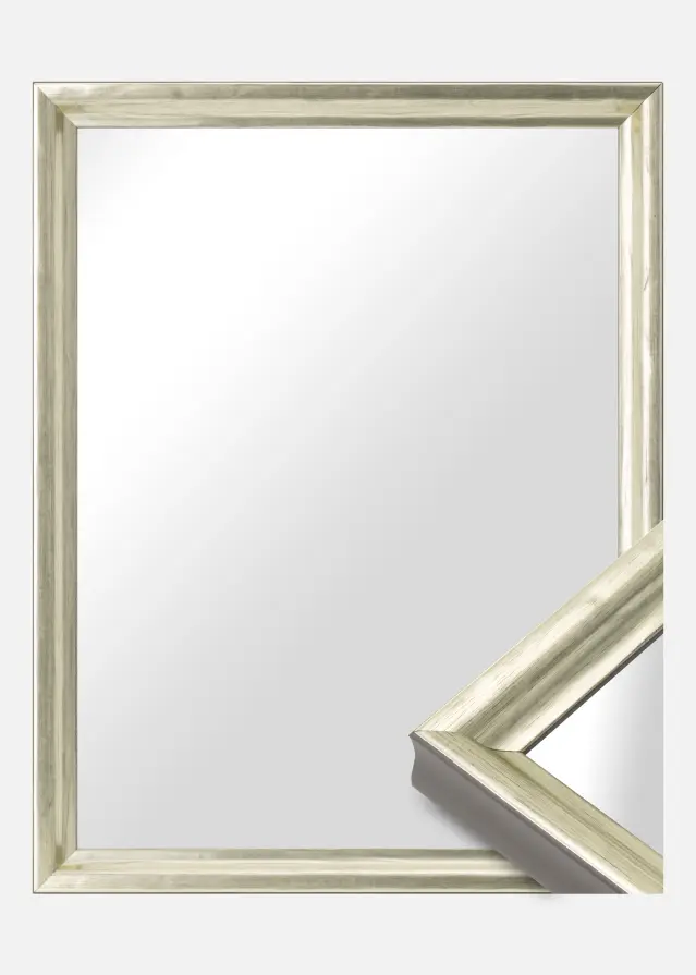 Καθρέφτης Arjeplog Ασημί - Δικές σας διαστάσεις