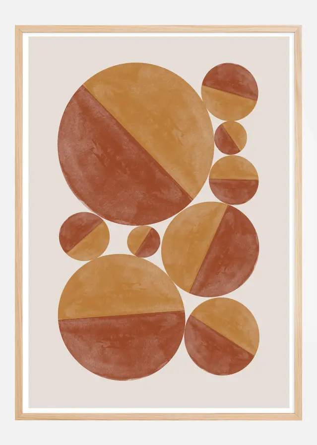 Burnt Orange Bols Αφίσα