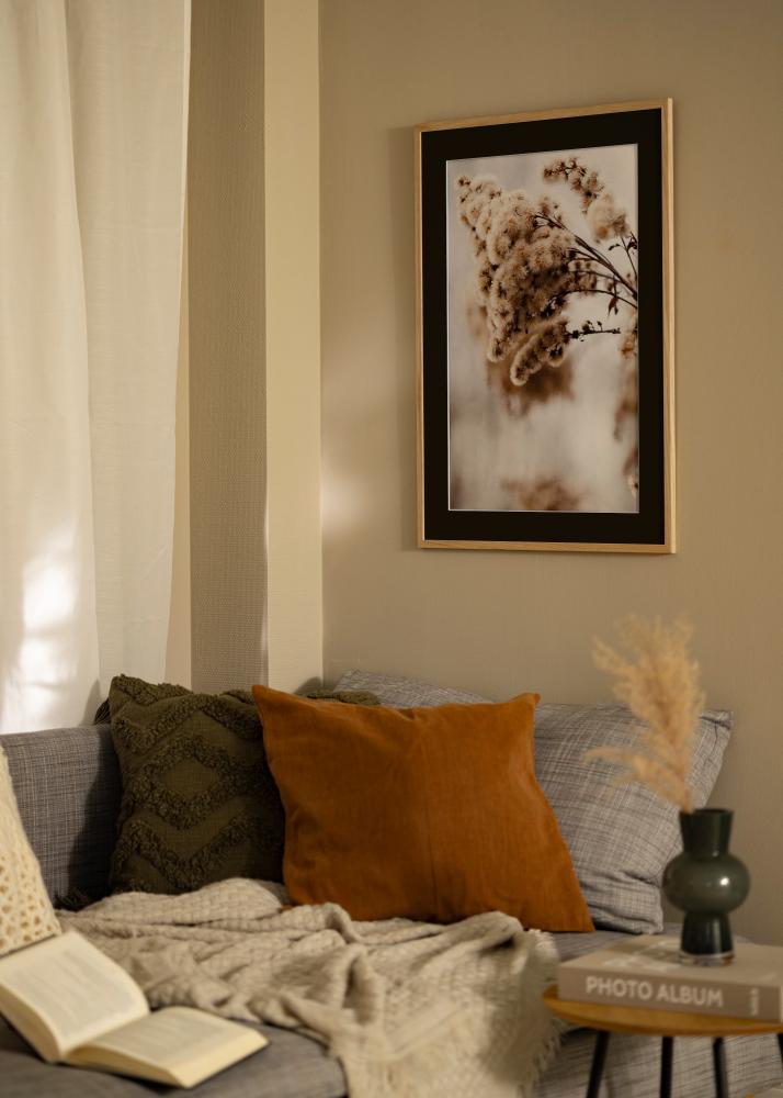 Πλαίσιο Edsbyn Δρυς 20x30 cm - Πασπαρτού Μαύρος 15x21 cm (A5)