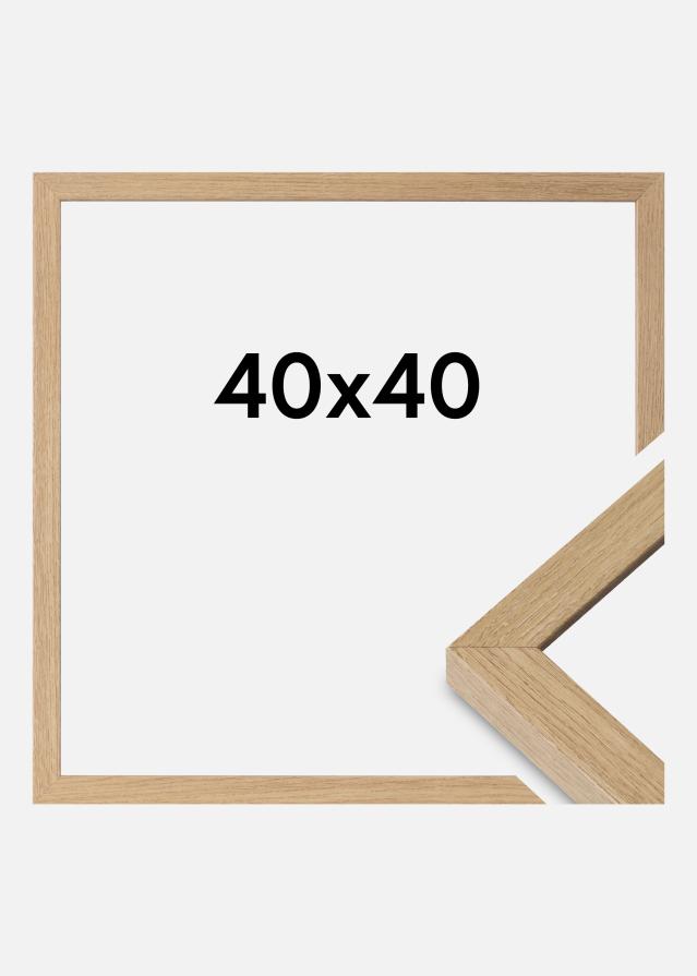 Πλαίσιο Hermes Ακρυλικό γυαλί Natural Oak 40x40 cm