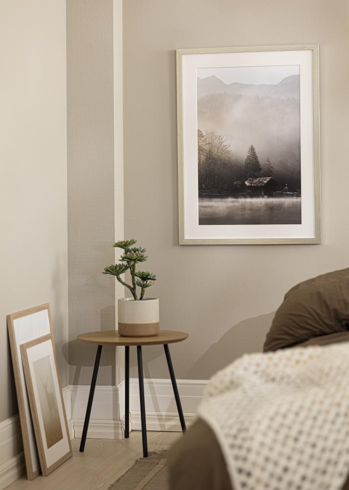 Πλαίσιο Ασημί Wood Ακρυλικό γυαλί 20x40 cm