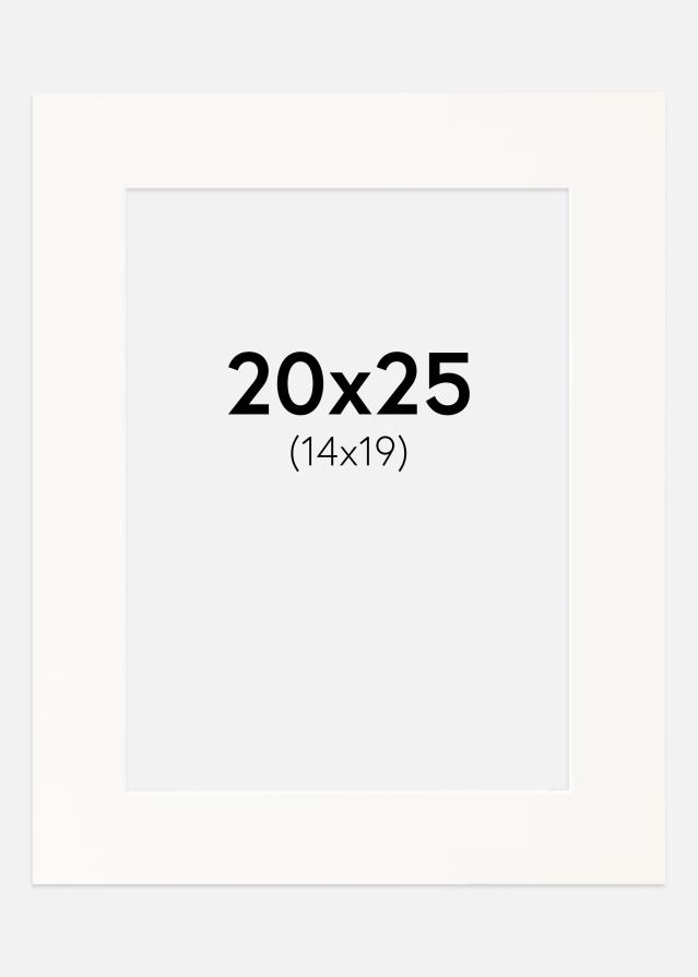 Πασπαρτού Antique White Λευκό πυρήνας 20x25 cm (14x19)