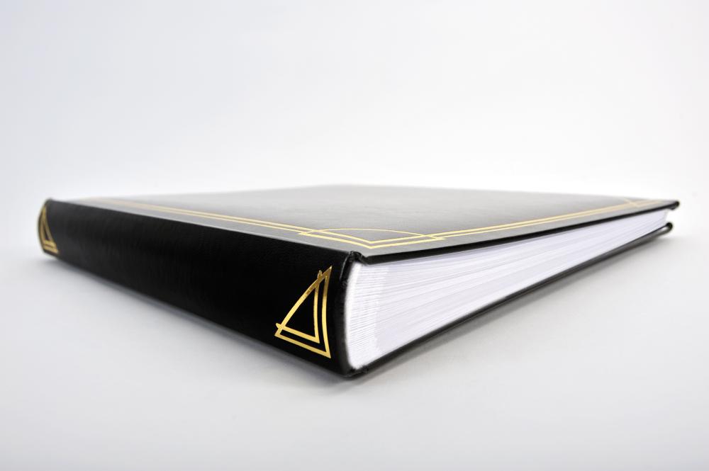 Τετράγωνο Μαύρος - 30x30 cm (100 Λευκά Σελίδες / 50 φύλλα)