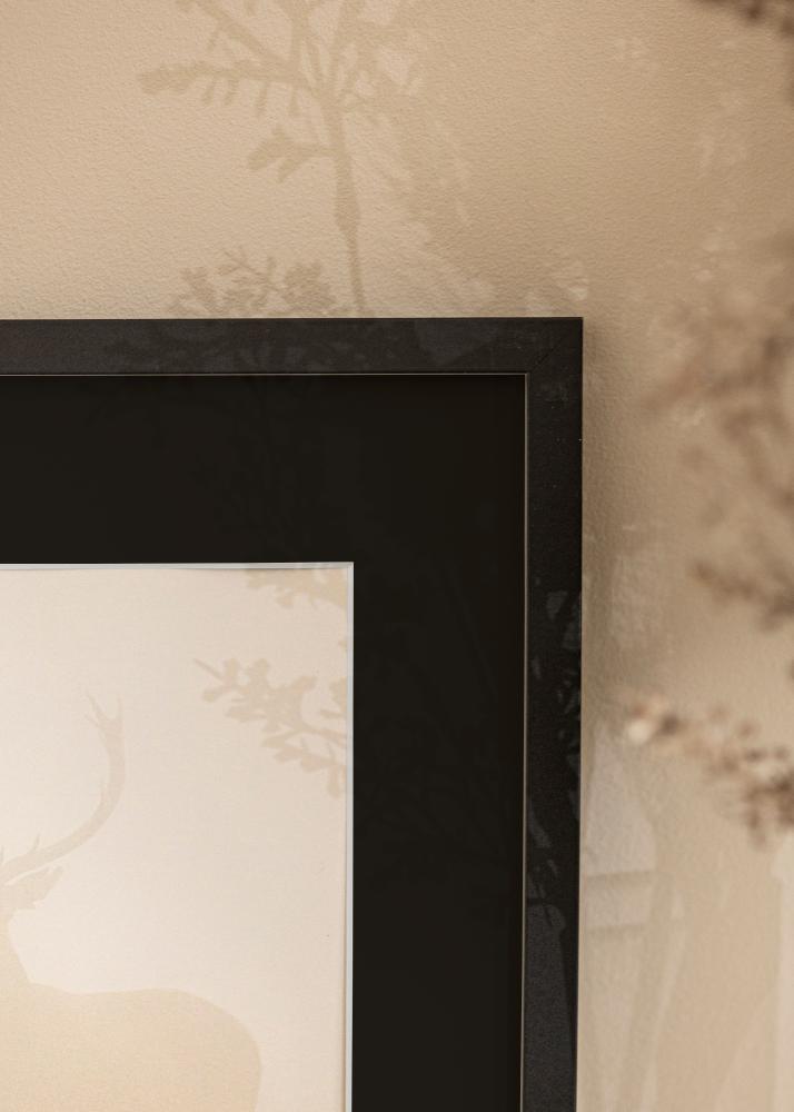Πλαίσιο Trendy Μαύρος 20x25 cm - Πασπαρτού Μαύρος 14x18 cm