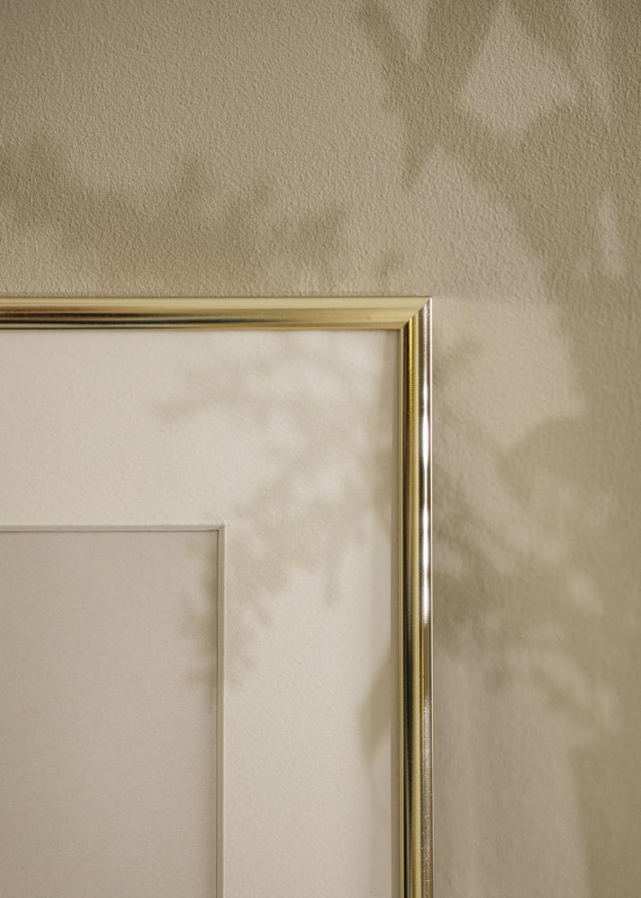 Πλαίσιο Αλουμίνιο Ακρυλικό γυαλί Λαμπερός Χρυσός 21x29,7 cm (A4)