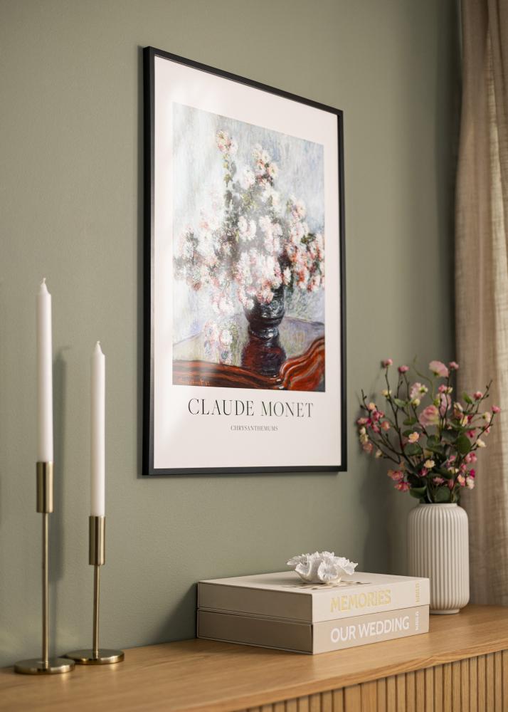 Κορνίζα Μαύρη Λεπτή 50 x 70 cm