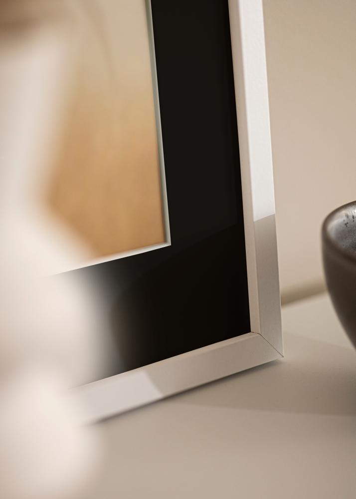 Πλαίσιο Trendy Λευκό 20x25 cm - Πασπαρτού Μαύρος 14x18 cm