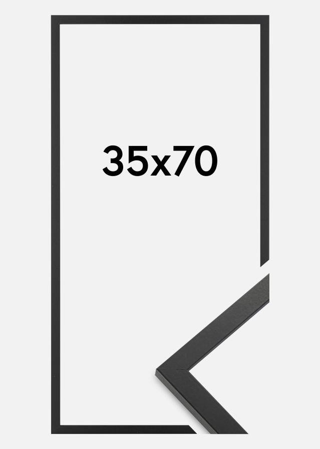 Πλαίσιο Trendy Ακρυλικό Γυαλί Μαύρο 35x70 cm