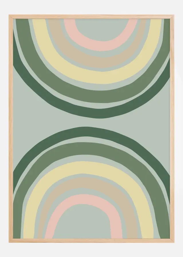 Double Rainbow Green Αφίσα