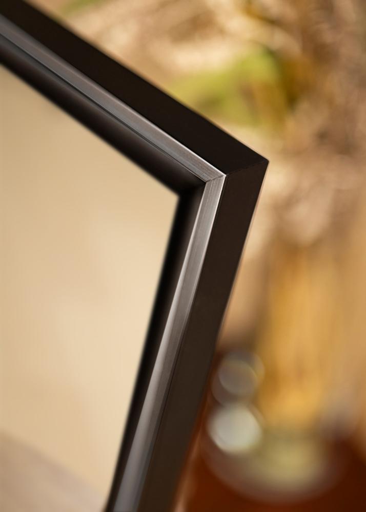 Καθρέφτης Öjaren Μαύρο-ασημένιο - Δικές σας διαστάσεις