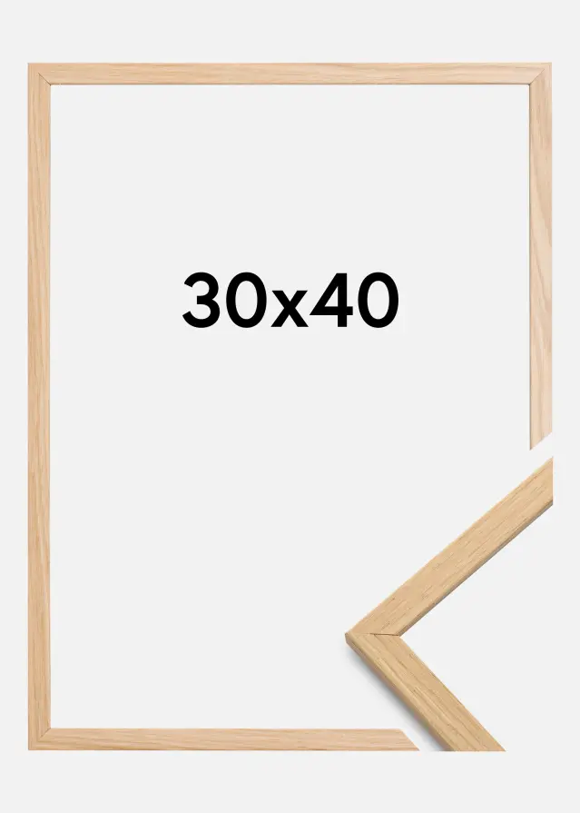 Πλαίσιο Edsbyn Ακρυλικό γυαλί Δρυς 30x40 cm