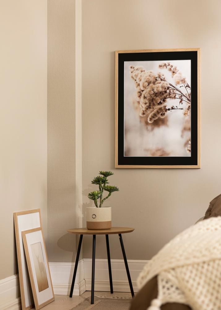 Πλαίσιο Grimsåker Δρυς 60x60 cm - Πασπαρτού Μαύρος 50x50 cm