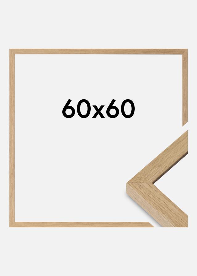 Πλαίσιο Hermes Ακρυλικό γυαλί Natural Oak 60x60 cm