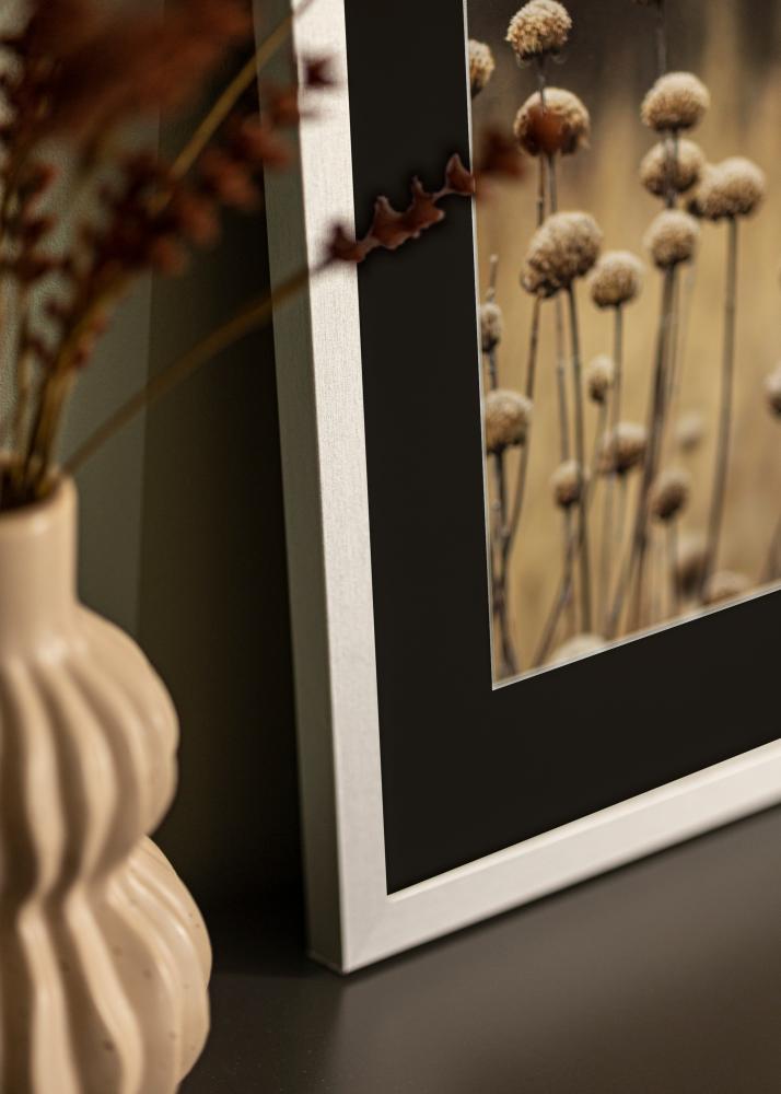 Πλαίσιο Selection Ασημί 40x60 cm - Πασπαρτού Μαύρος 30x50 cm