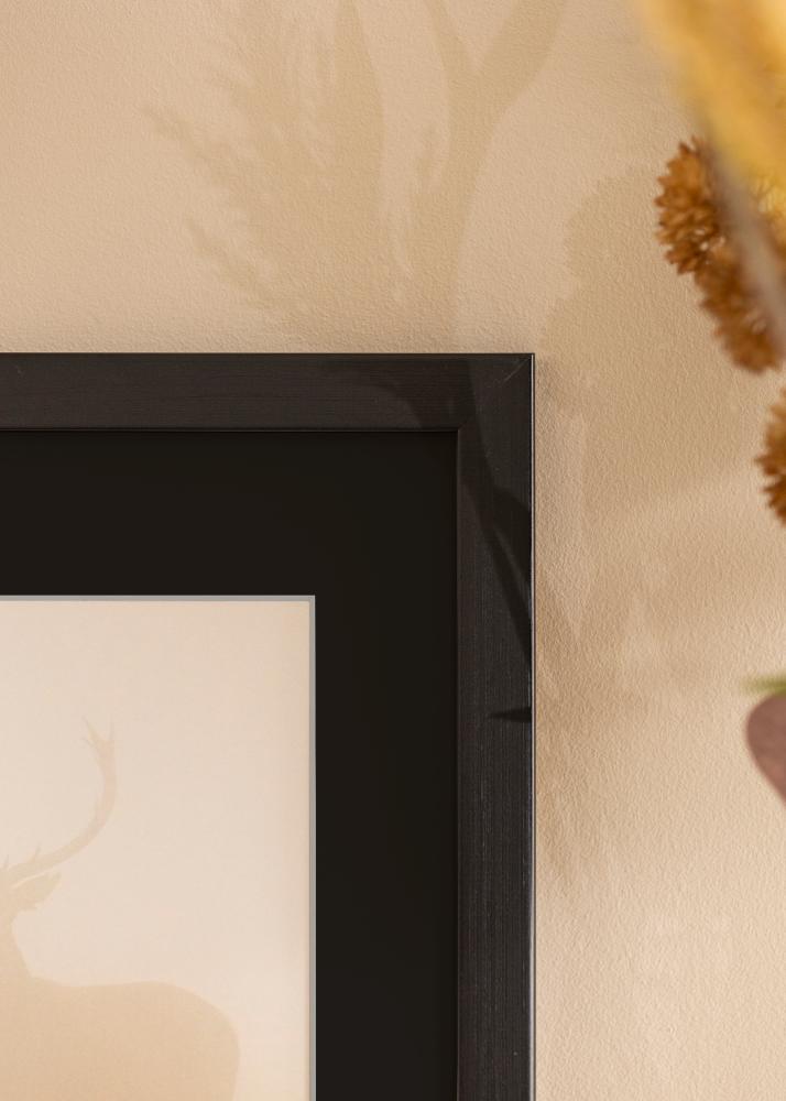 Πλαίσιο Trendline Μαύρος 55x70 cm - Πασπαρτού Μαύρος 43,2x61 cm (A2+)