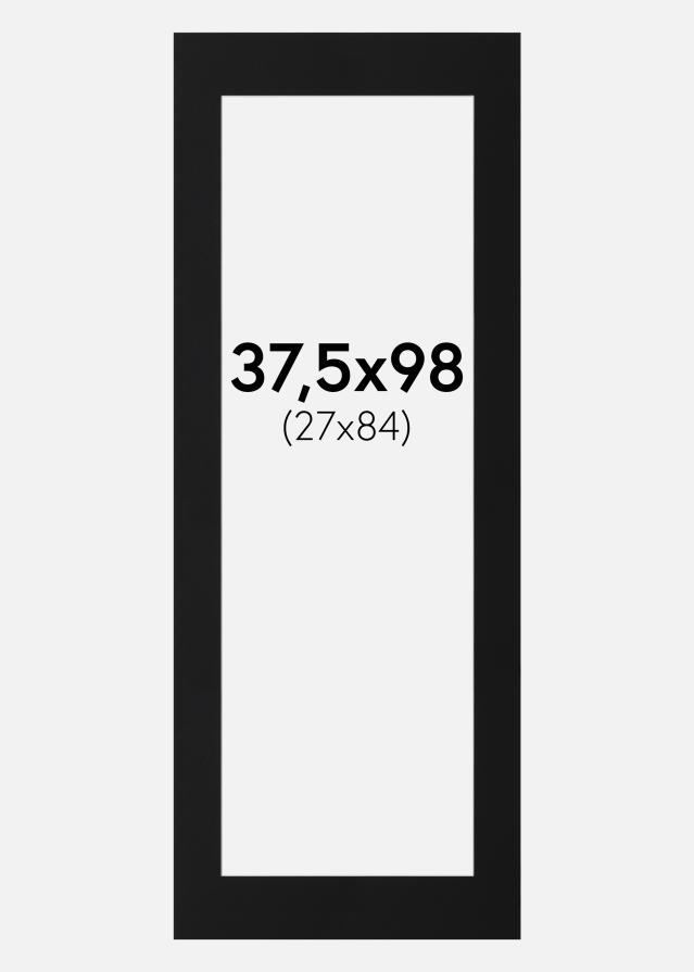 Πασπαρτού Μαύρο Πρότυπο (Λευκός Πυρήνας) 37,5x98 cm (27x84)