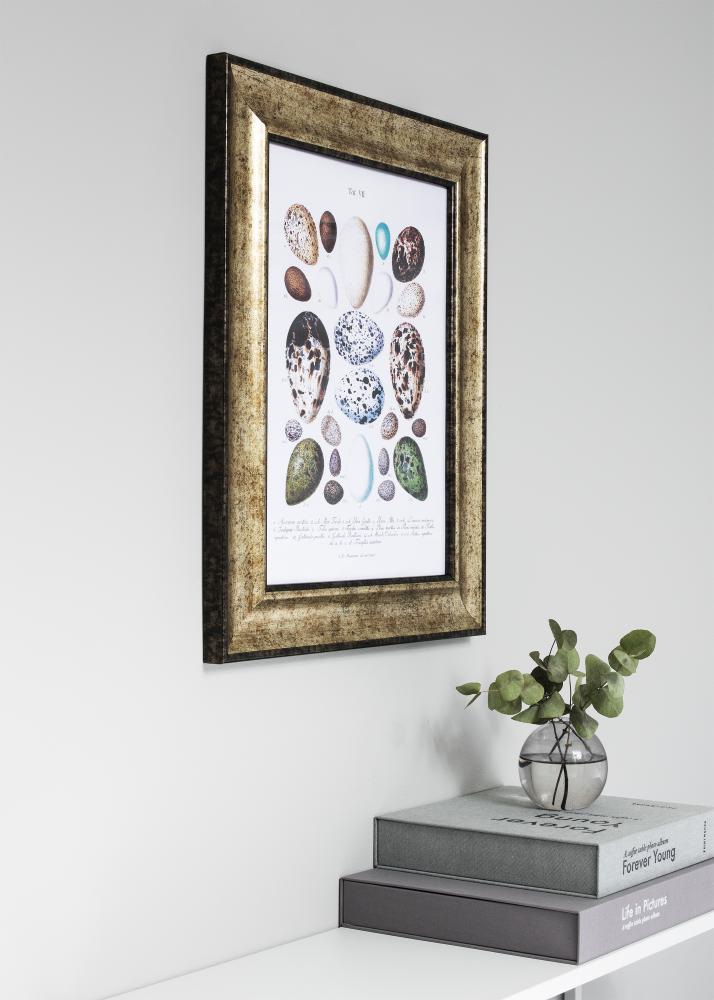 Πλαίσιο Saltsjöbaden Αρχαίος χρυσός 20x25 cm - Πασπαρτού Μαύρος 13x19,5 cm