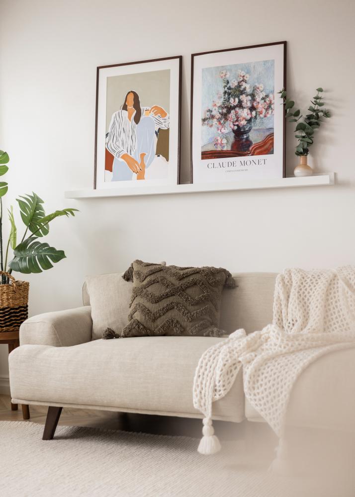 KAILA Ράφι για Πίνακες Λευκό 150 cm