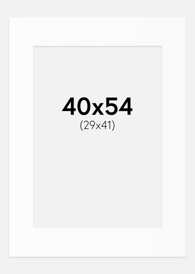 Πασπαρτού Λευκό Πρότυπο (Λευκός Πυρήνας) 40x54 cm (29x41)