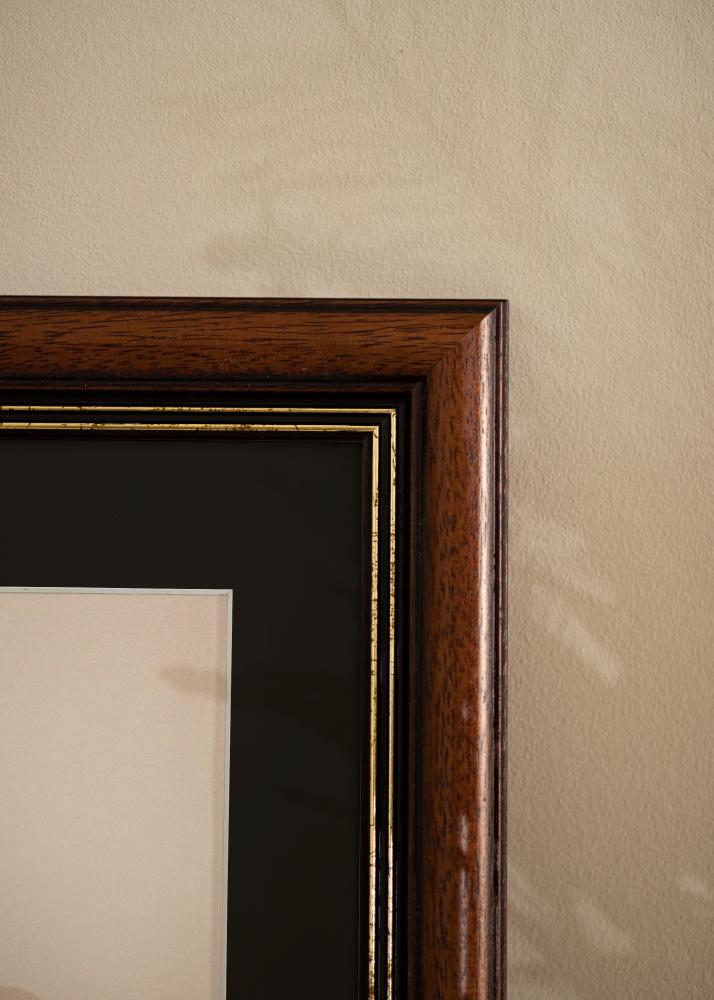 Πλαίσιο Old Ρετρό 40x50 cm - Πασπαρτού Μαύρος 30x40 cm