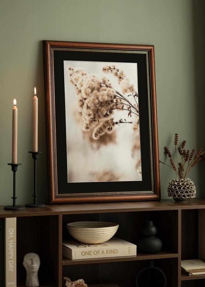 Πλαίσιο Old Ρετρό 40x50 cm - Πασπαρτού Μαύρος 30x40 cm