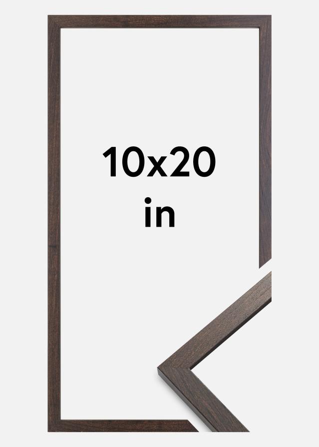 Πλαίσιο Trendy Ακρυλικό γυαλί Καρυδιά 10x20 inches (25,4x50,8 cm)