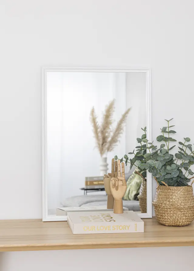 Καθρέφτης Abisko Λευκό 50x70 cm