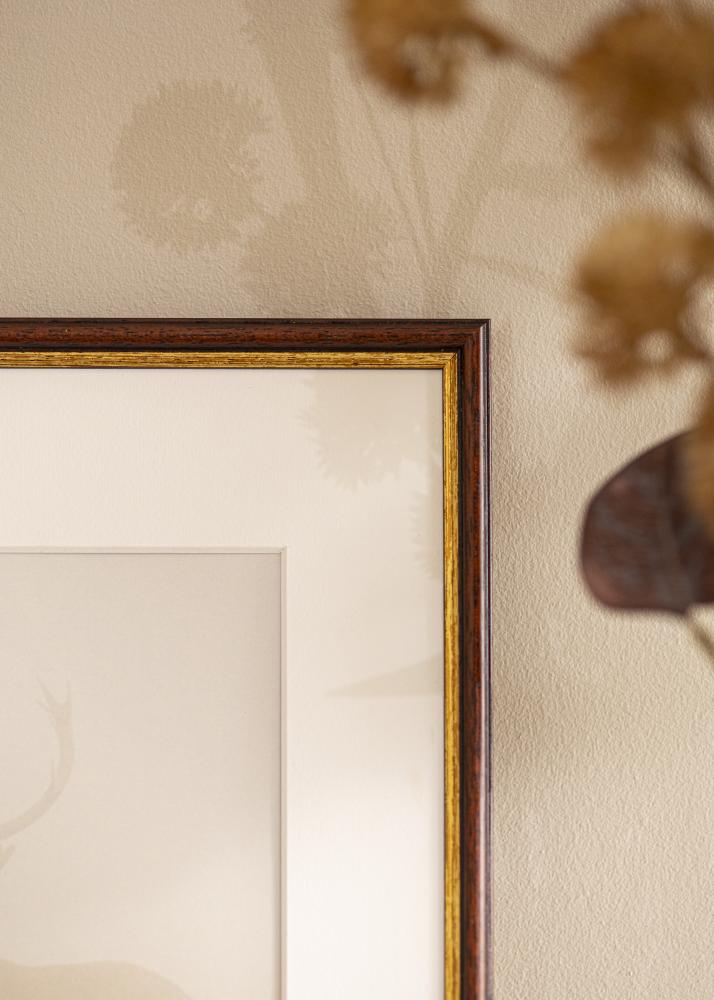 Πλαίσιο Horndal Καστανός 30x80 cm - Πασπαρτού Λευκό 20x70 cm