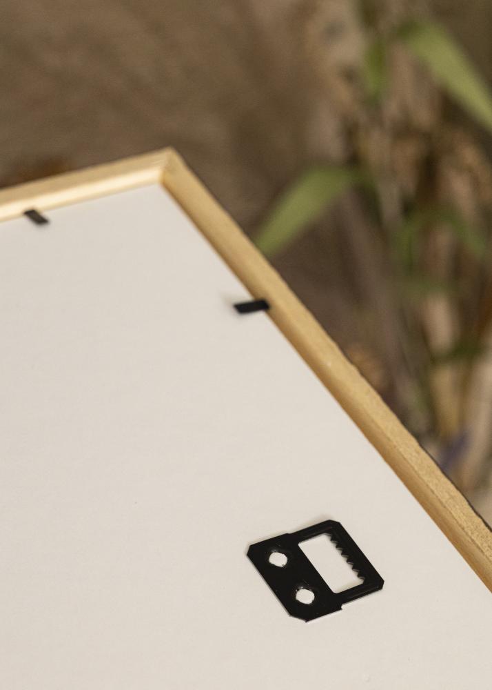 Πλαίσιο Edsbyn Καρυδιά 35x50 cm - Πασπαρτού Μαύρος 24x30 cm