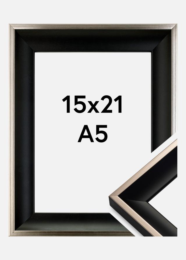 Πλαίσιο Öjaren Μαύρο-ασημένιο 15x21 cm (A5)