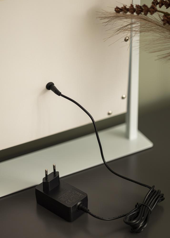 KAILA Καθρέφτης μακιγιάζ Stand LED Λευκό 30x41 cm