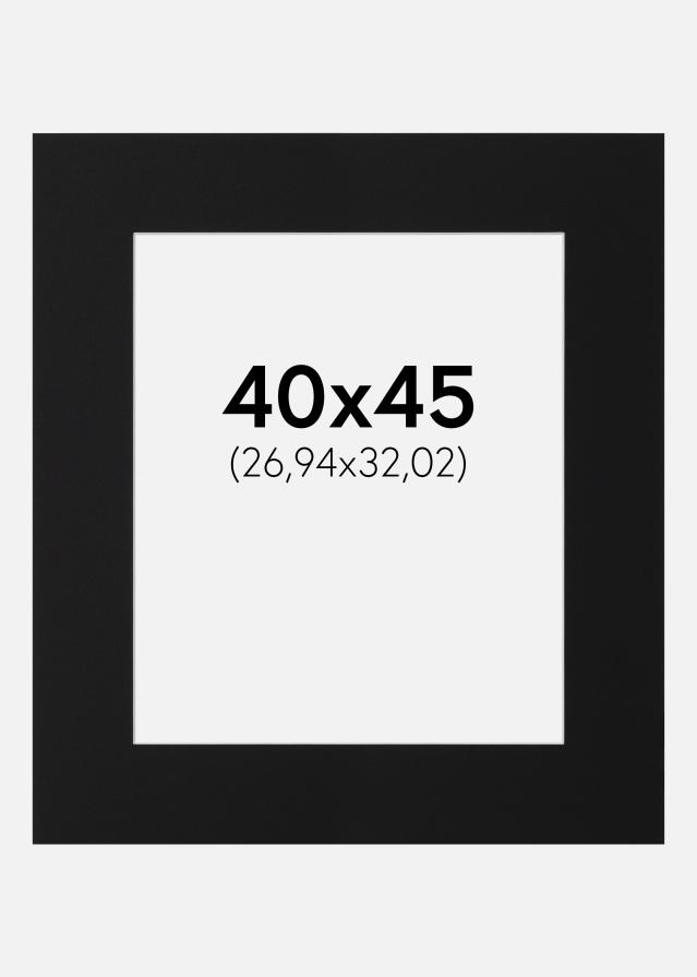 Πασπαρτού Μαύρο Πρότυπο (Λευκός Πυρήνας) 40x45 cm (26,94x32,02)