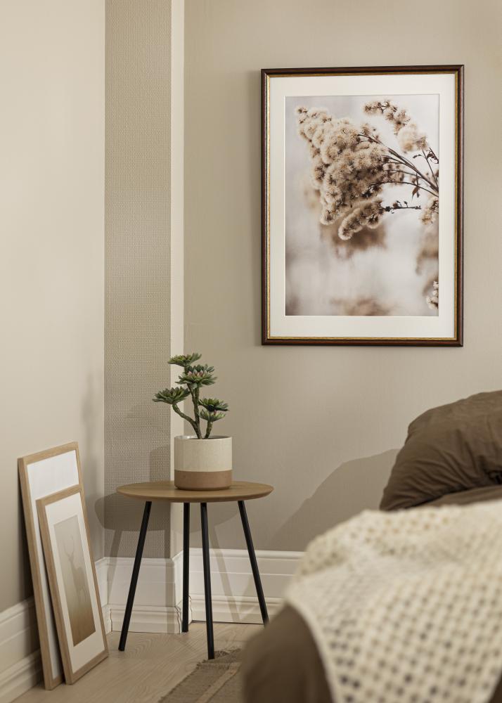 Πλαίσιο Siljan Καστανός 45x45 cm - Πασπαρτού Λευκό 14x14 inches