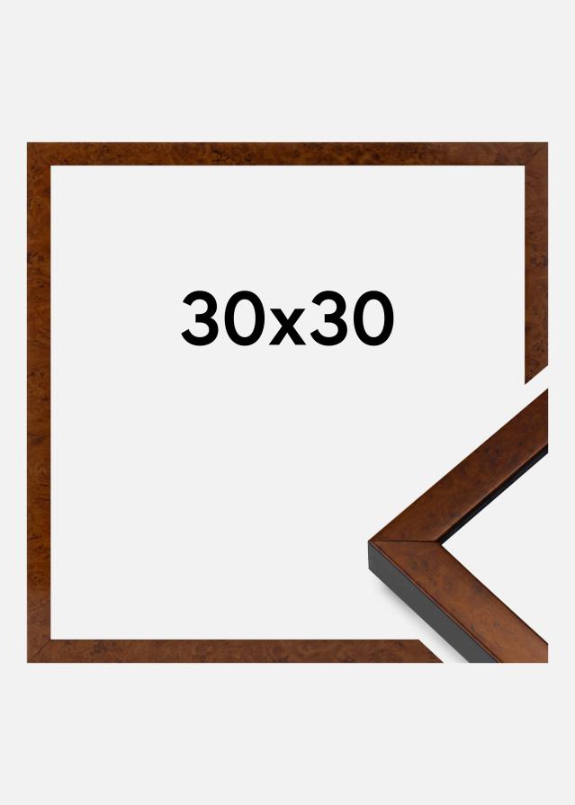 Πλαίσιο Ares Ακρυλικό γυαλί Burr Walnut 30x30 cm