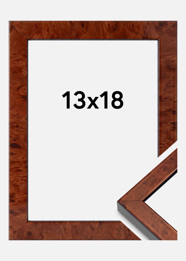 Πλαίσιο Hermes Ακρυλικό γυαλί Burr Walnut 13x18 cm