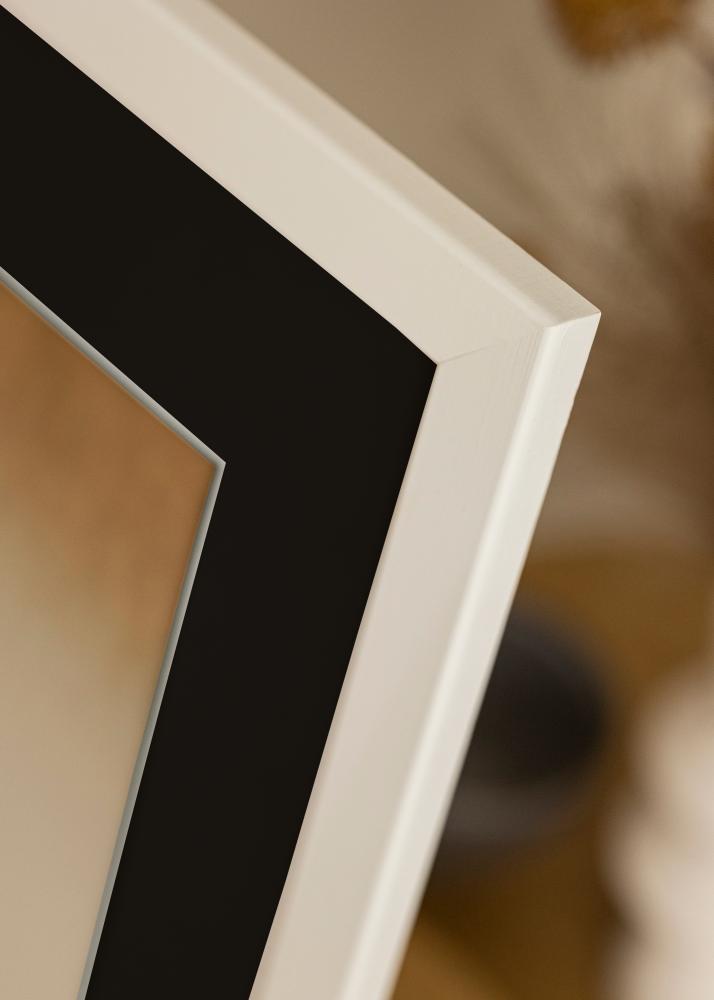 Πλαίσιο Trendline Λευκό 35x45 cm - Πασπαρτού Μαύρος 24x34 cm