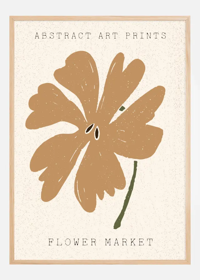 Abstract Art Flower Αφίσα