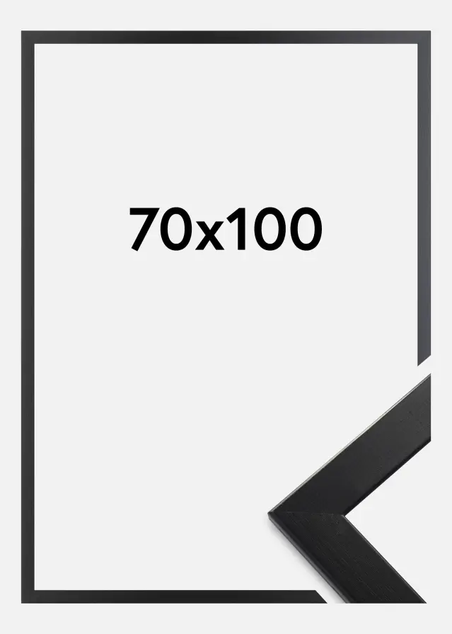 Πλαίσιο Trendline Ακρυλικό γυαλί Μαύρος 70x100 cm