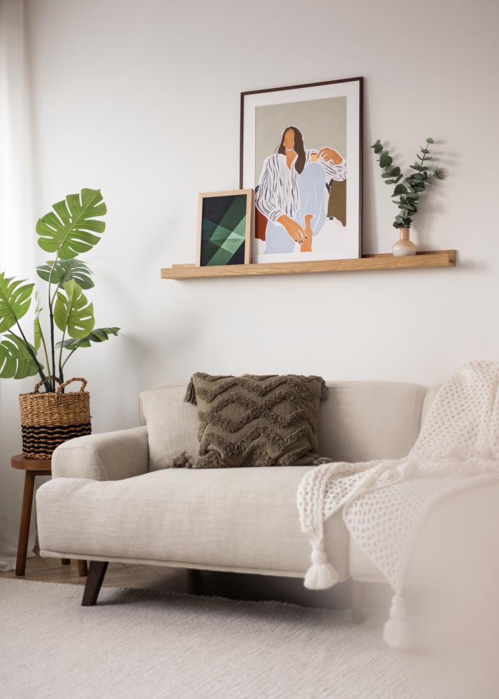 KAILA Ράφι εικόνας Δρύς 120 cm