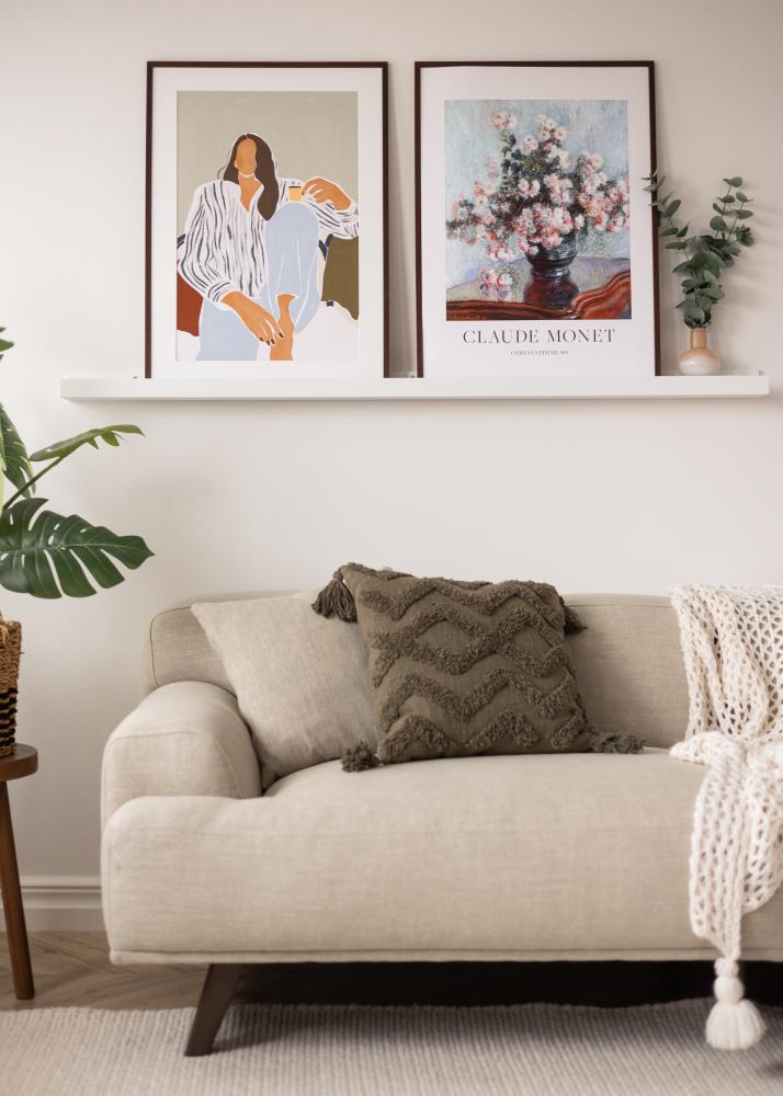 KAILA Ράφι για Πίνακες Λευκό 150 cm