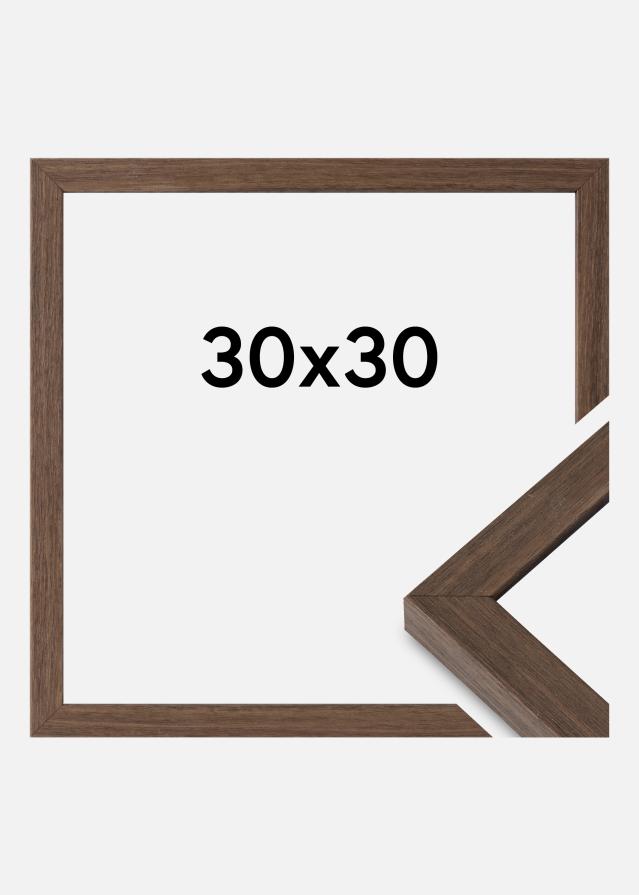 Πλαίσιο Hermes Ακρυλικό γυαλί Καρυδιά 30x30 cm