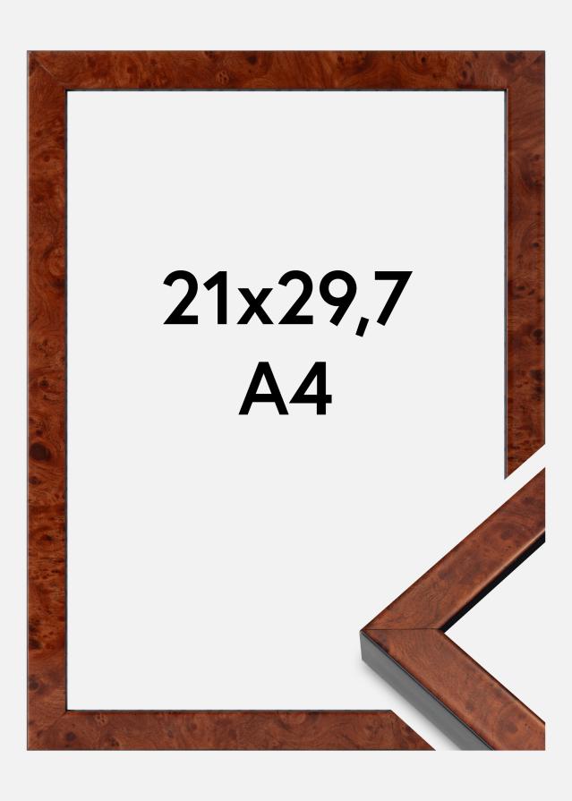 Πλαίσιο Hermes Ακρυλικό γυαλί Burr Walnut 21x29,7 cm (A4)