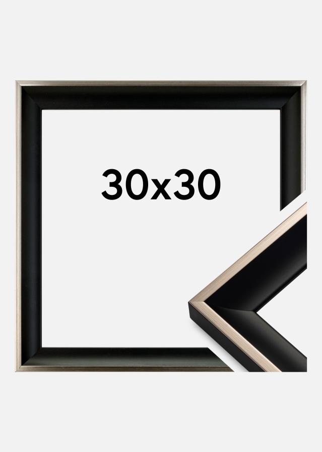 Πλαίσιο Öjaren Μαύρο-ασημένιο 30x30 cm